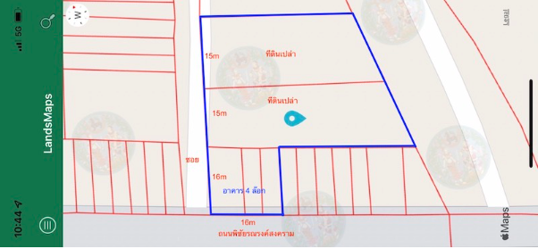 ขายอาคารพานิชย์ 4 คูหา โกดัง พร้อมที่ดินด้านหลังรวมเกือบ 1 ไร่ ติดถนนใหญ่